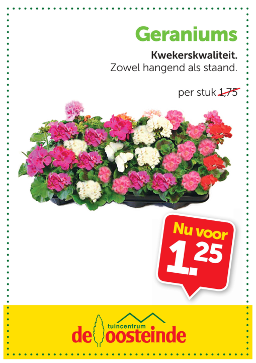 Aanbieding | De Oosteinde Aanbieding | De Oosteinde