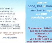Dr Woof vaccinatie voor uw hond, kat of konijn.