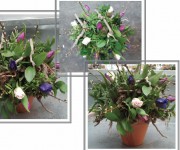 Voorjaars workshop: voorjaarsbloemstuk in pot