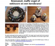 SNEEUWUIL, MAFFE VOGEL OF EEKHOORN MAKEN!