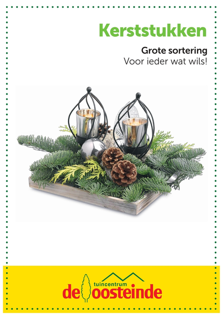 Kerststuk voor ieder budget