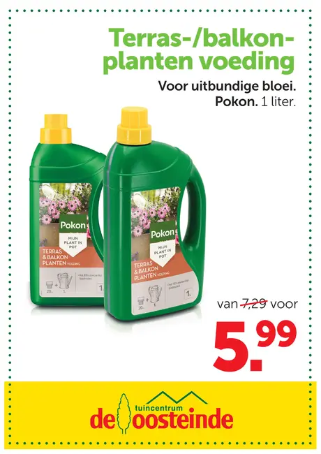 Pokon terras- en balkonplantenvoeding