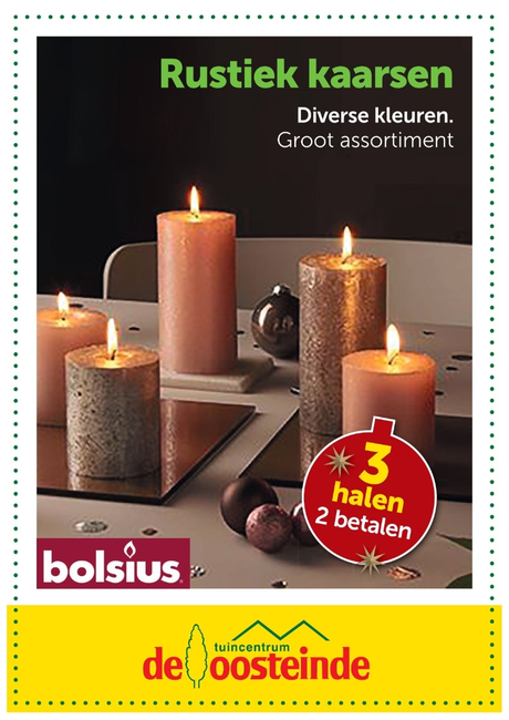 Rustiek kaarsen
